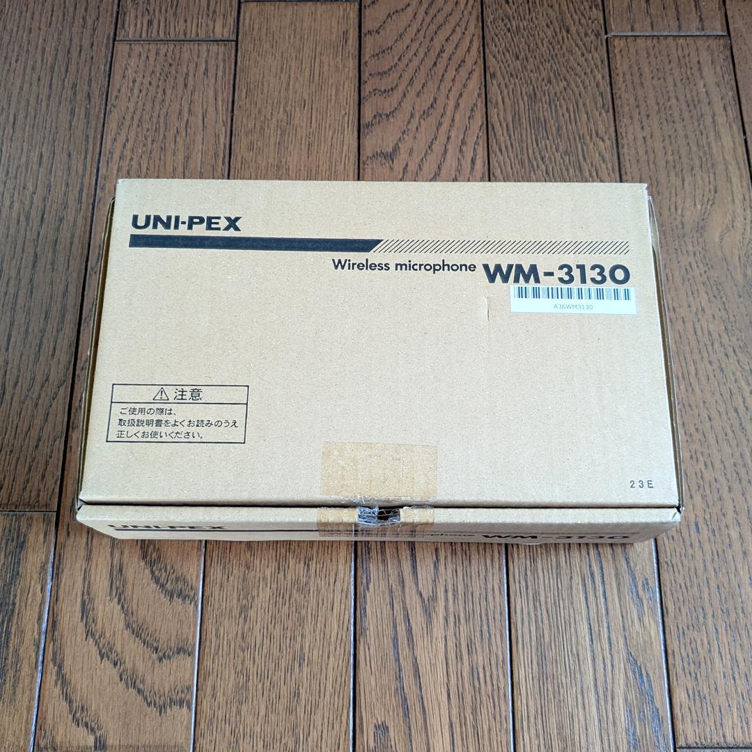 送料込【ほぼ新品】UNI-PEX ヘッドセット型ワイヤレスマイク WM-3130