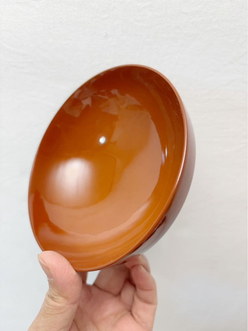 ほぼ未使用 懐石道具 木製朱塗 吸物椀 十客揃 蒔絵付 汁椀 木箱