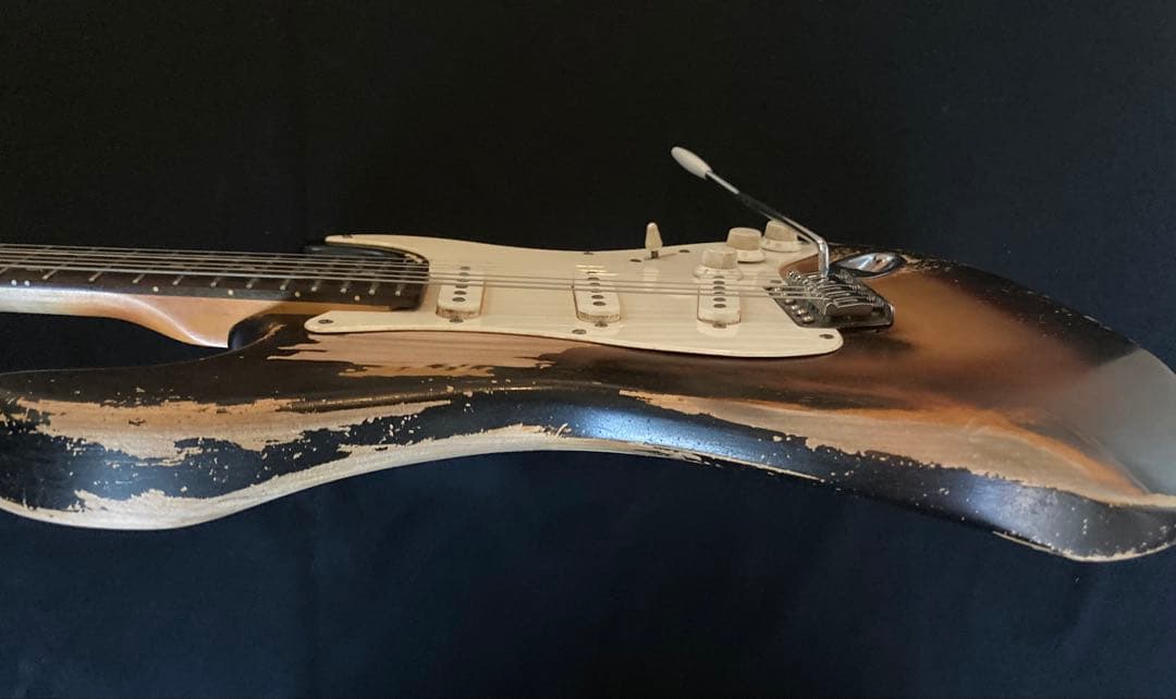 早い者勝ち #12ストラトキャスタータイプ ニトロセルロースラッカー