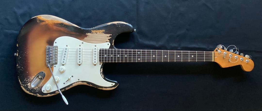 早い者勝ち #12ストラトキャスタータイプ ニトロセルロースラッカー