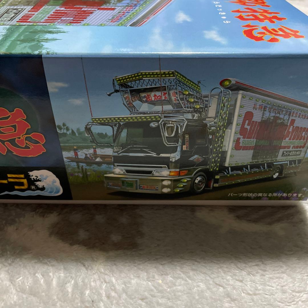 デコトラプラモデル 椎名急送 水郷特急 4t アオシマ トラック野郎
