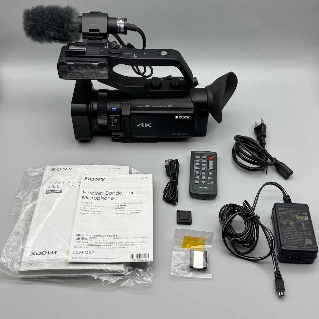 SONY 4K PXW-Z90V ビデオカメラ& ECM-MS2 マイク セット