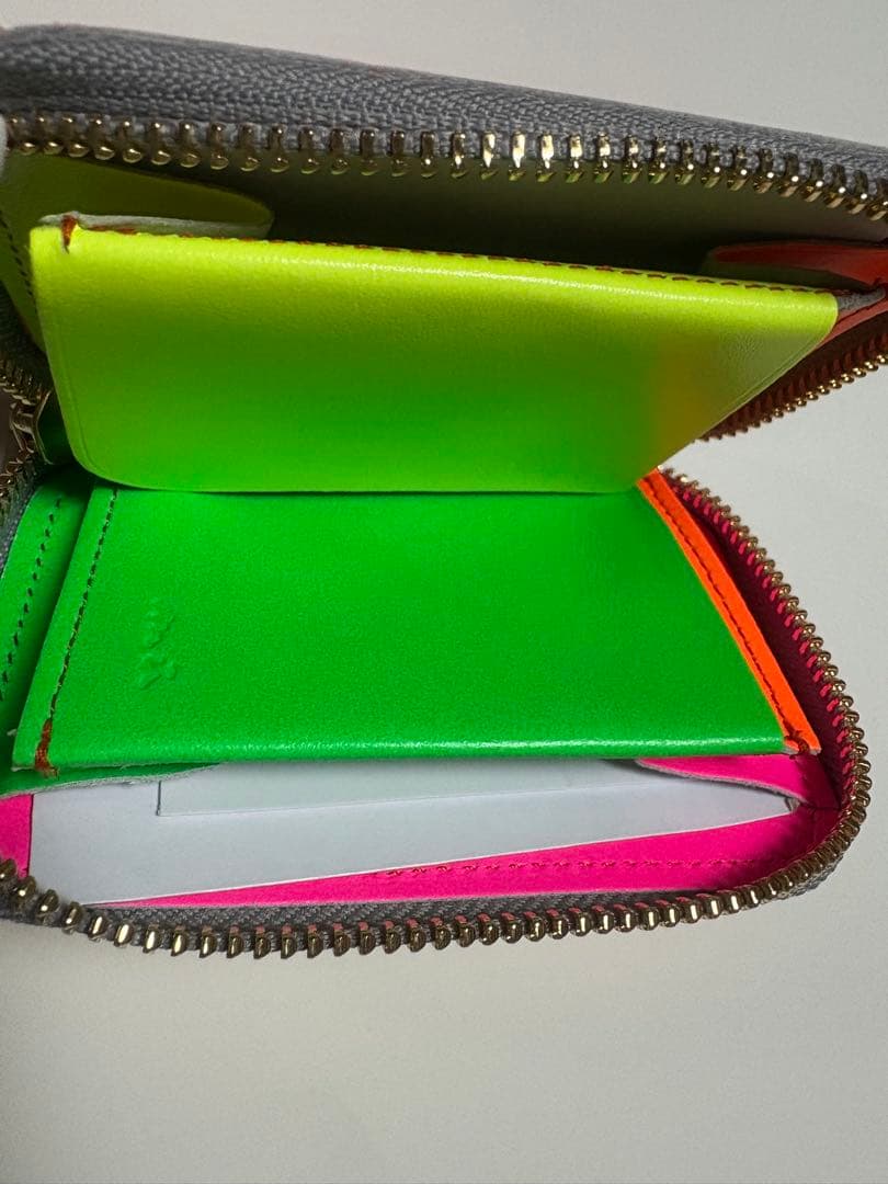 新品 NADAYA mu 本革 Rファスナー ミニ 財布 CRAZY レザー