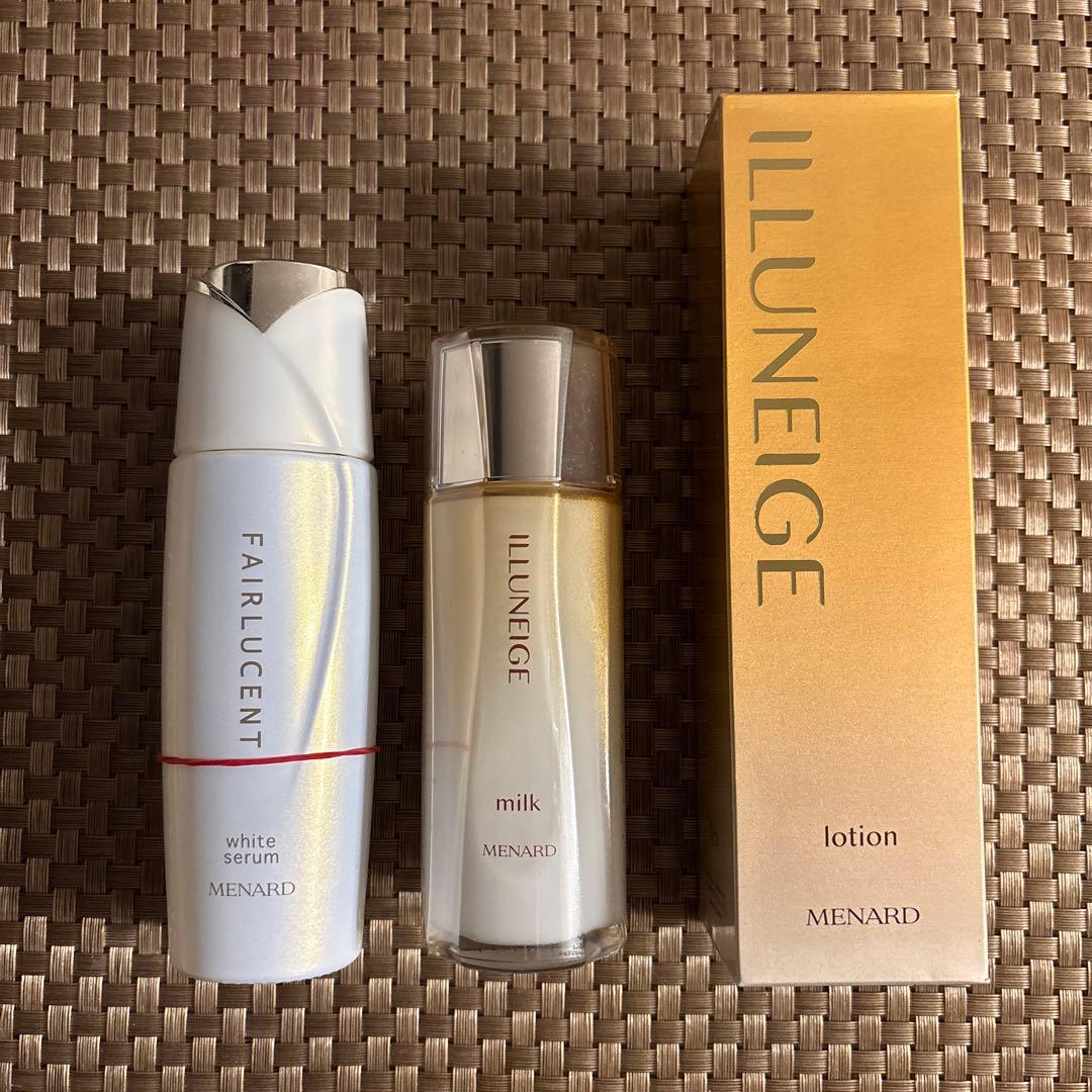 MENARD イルネージュ ローションC & ミルクセットフェアルーセント美容液 MENARD イルネージュ ローションC & ミルクセットフェアルーセント美容