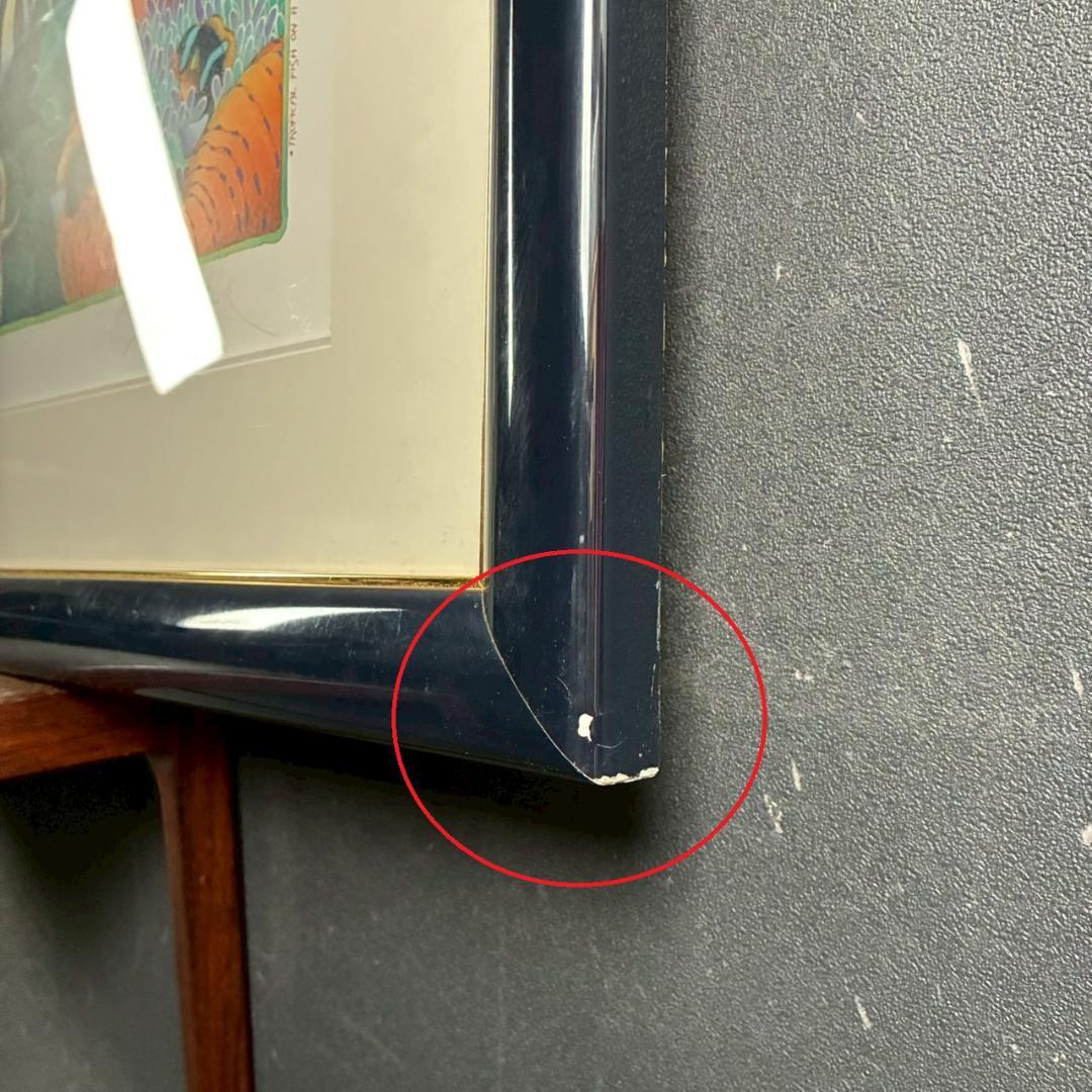 ジョアン・フック「サンゴ礁の熱帯魚」リトグラフ2点 大作 直筆サイン