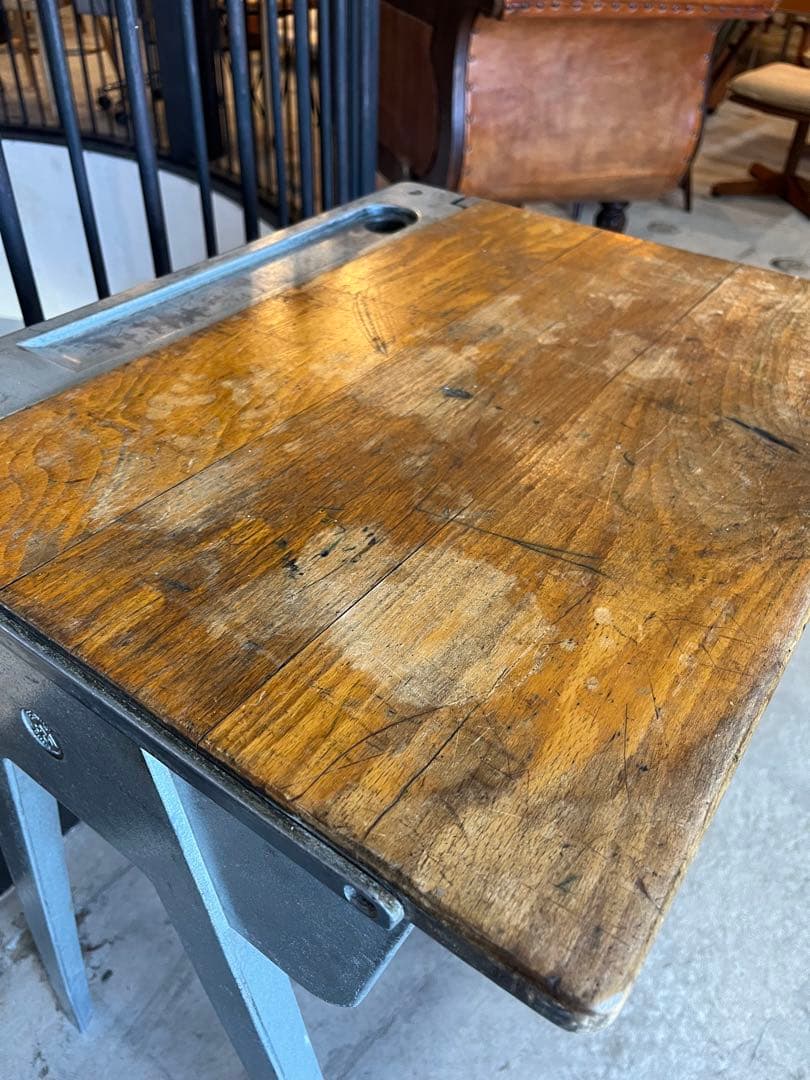 ESAVIAN イギリス スクールデスク【推定50s-60s】