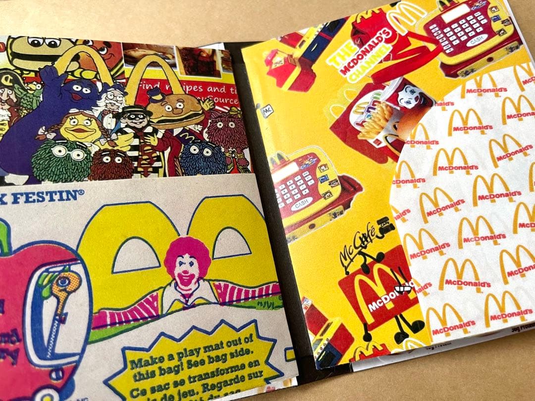 【craft book♡受注制作】McDonald's Design +シール付