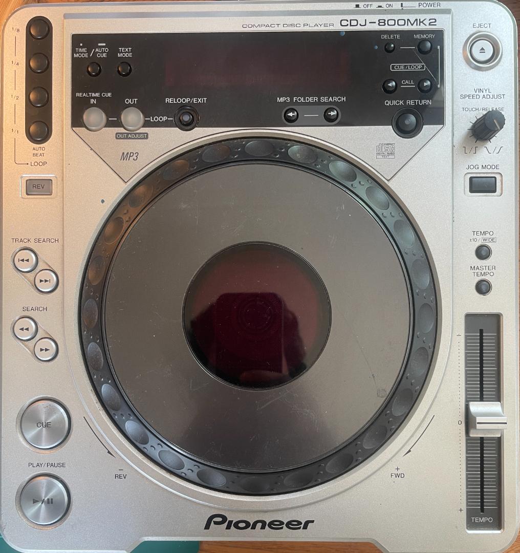 DJ機材 CDJ800 CDJ-800MK2 (archived) Digital CD deck with scratch jog wheel