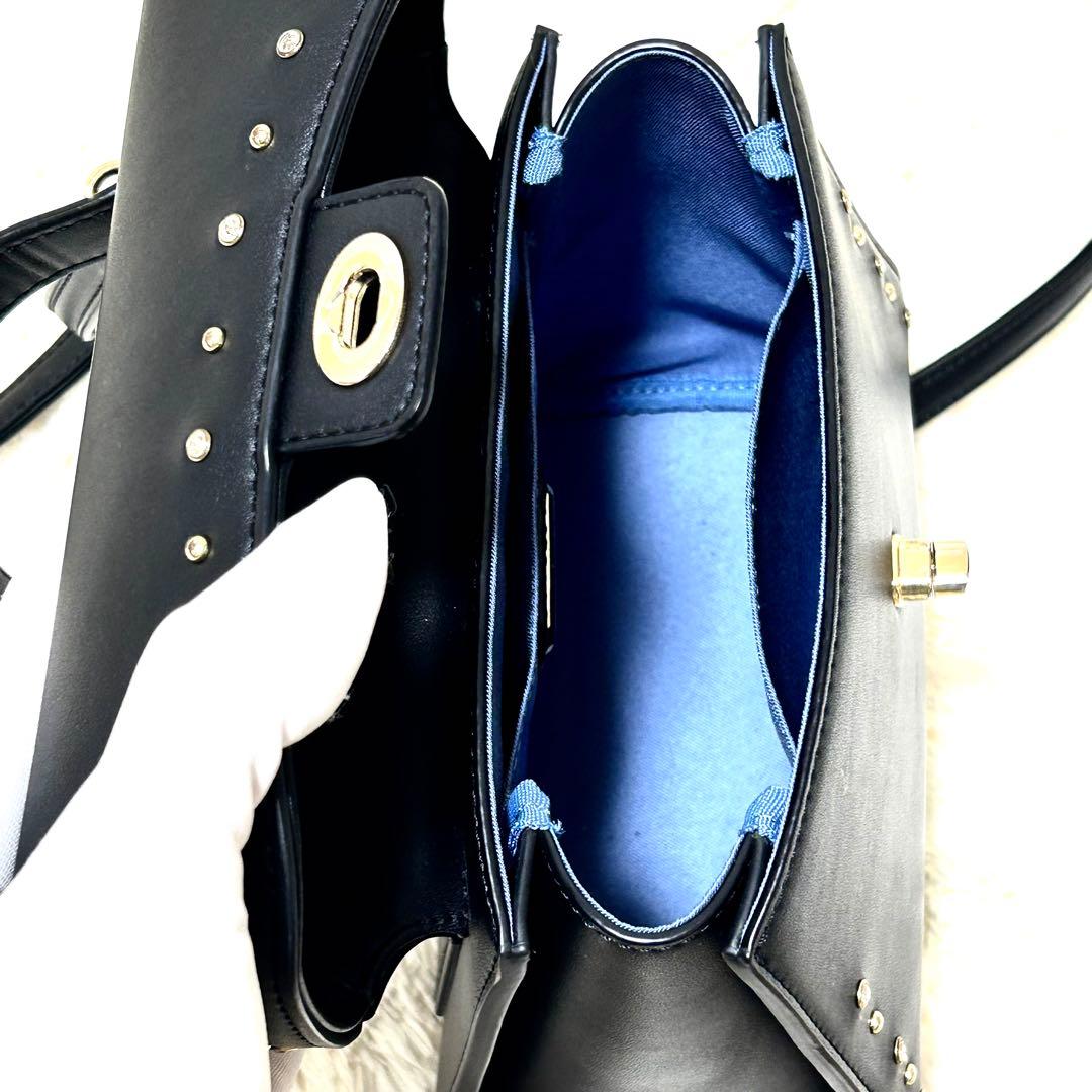 美品✨DIANAスタッズハンドバッグ ショルダーバッグ　2wayビジュー 現行品