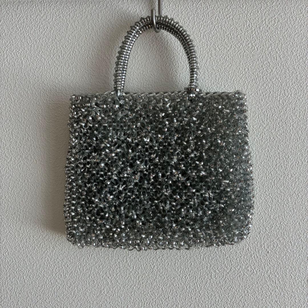 ＼極美品／アンテプリマ ワイヤーバッグ スタンダード ミニアトゥーラ シルバー