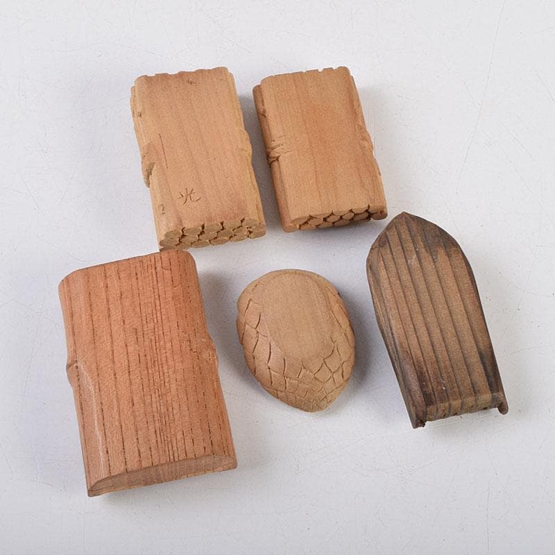 茶道具 木彫り 光銘 薪香合 舟香合など 5点まとめて V R9286