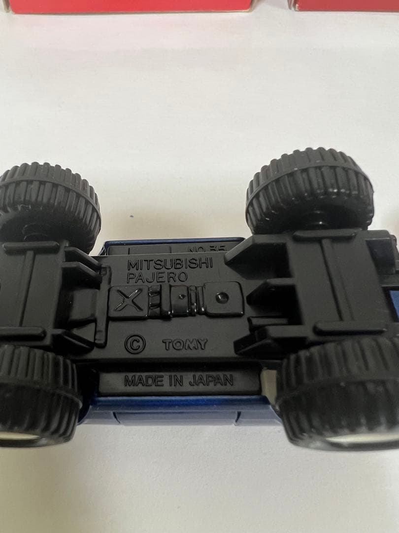 トミカ　ミニカー　三菱パジェロ　ビッグフット　廃盤　絶版　日本製　赤箱　2セット