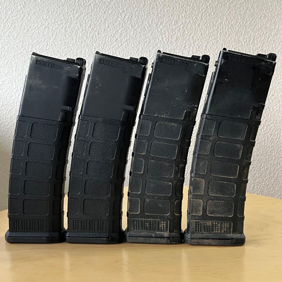 G&P PMAG 45連 東京マルイ MWS マガジン 4本セット