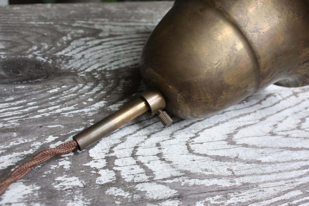 アンティーク ガラス 真鍮 昭和 レトロ E17 店舗什器