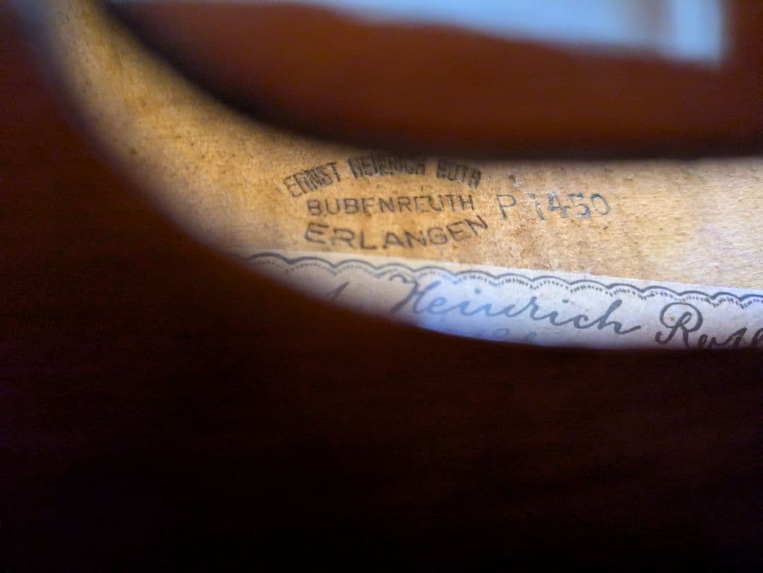 Ernst Heinrich Roth　バイオリン　1963