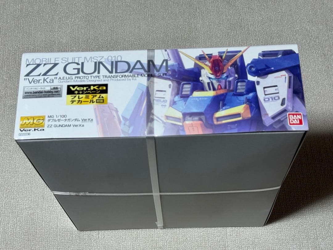 MG ZZガンダム ver.ka プレミアムデカール付 強化拡張パーツ　セット