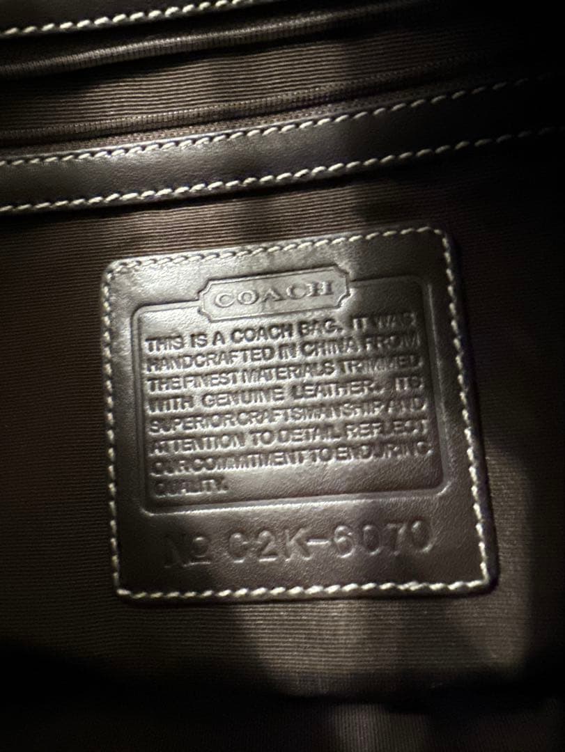 美品 COACH シグネチャー ホーボー ワンショルダー ショルダーバッグ