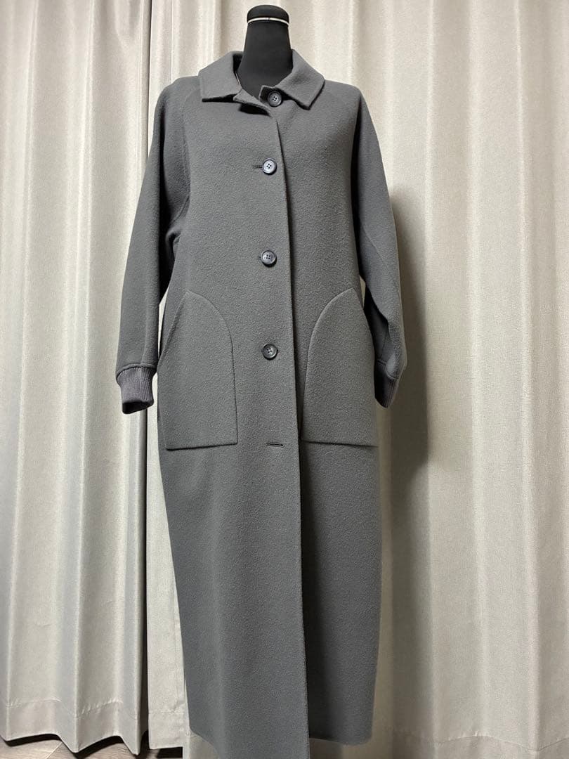 Audrey and John Wad リブ付きウールビーバーロングコート - メルカリ