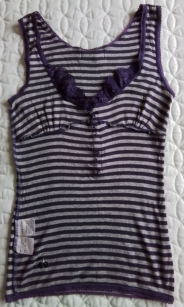 Hysteric Glamour 00s ボーダー タンクトップ