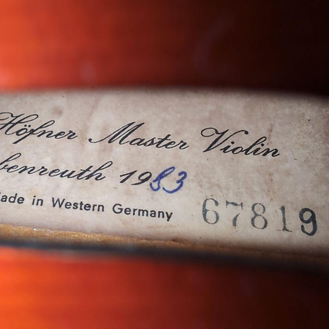 美品✨Karl Hofner Bubenreuth 1983 4/4 バイオリン - メルカリ