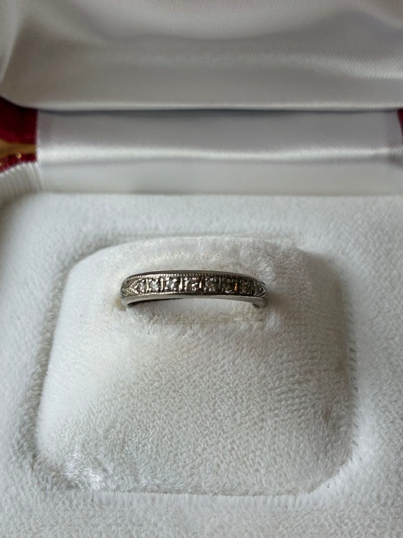 【訳あり】プラチナダイヤモンドリング　指輪