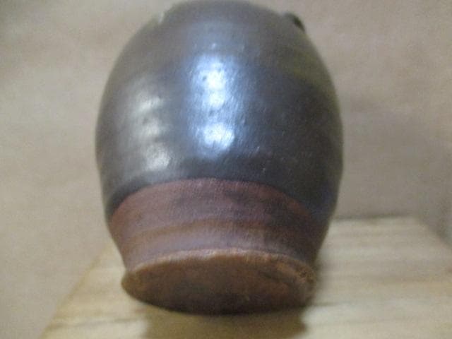 唐物　肩衝双耳茶入　I34-2