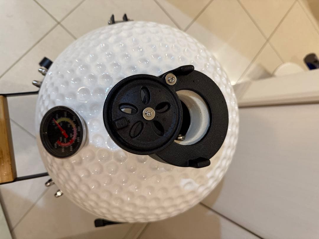 セラミック製チャコールBBQグリル, グリルカバー付き