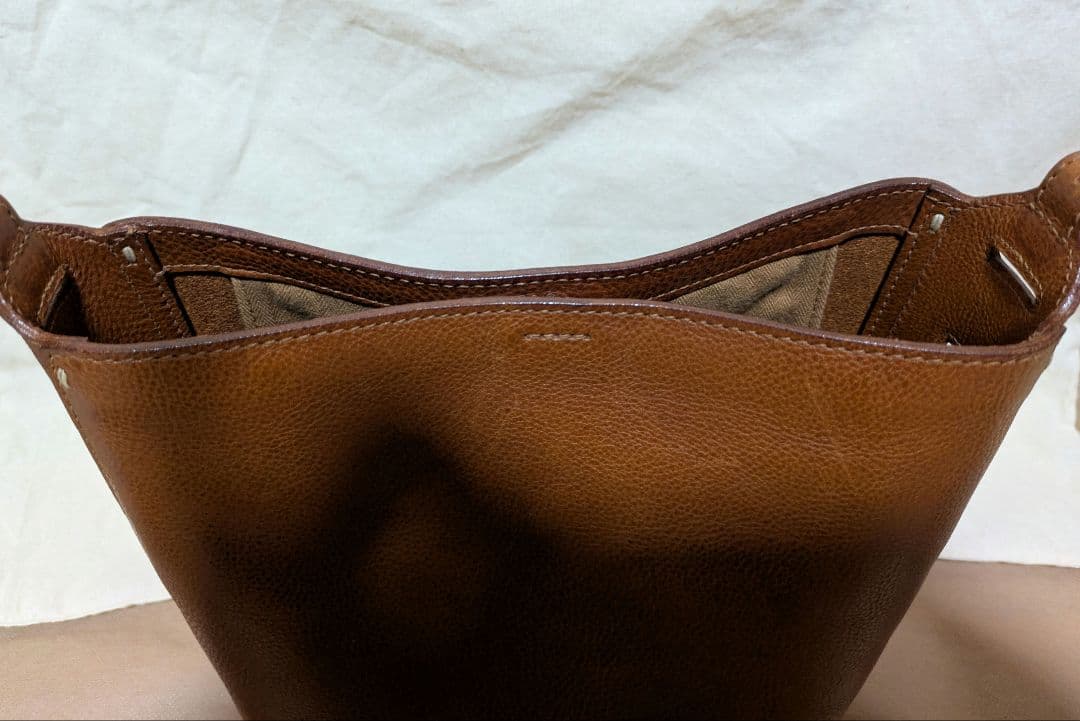 美品 genten ゲンテン トスカノーブルⅡ ショルダー 2way バケツ型