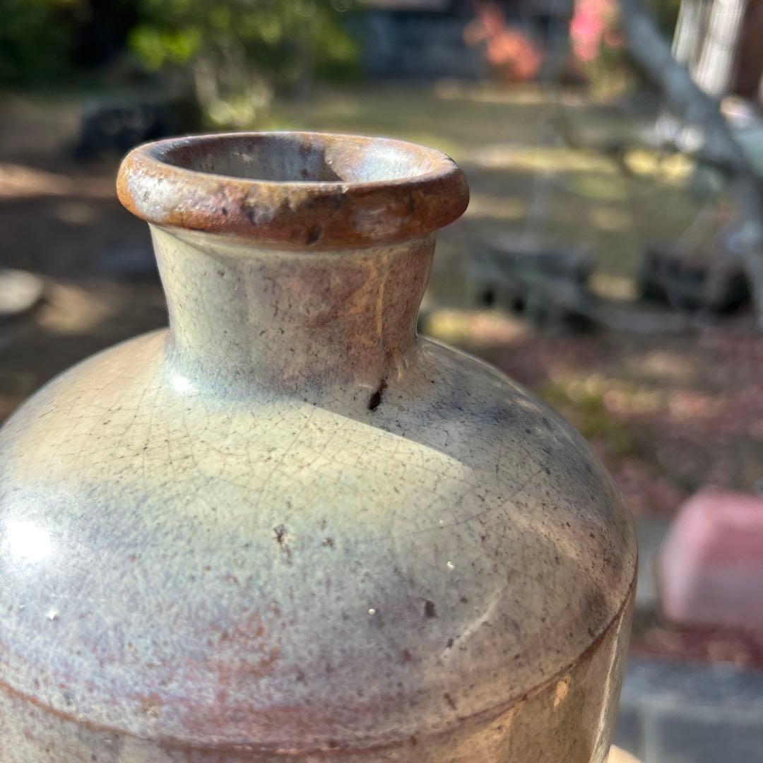 古美術 李朝 会寧 陶器 徳利とタグに記載あり