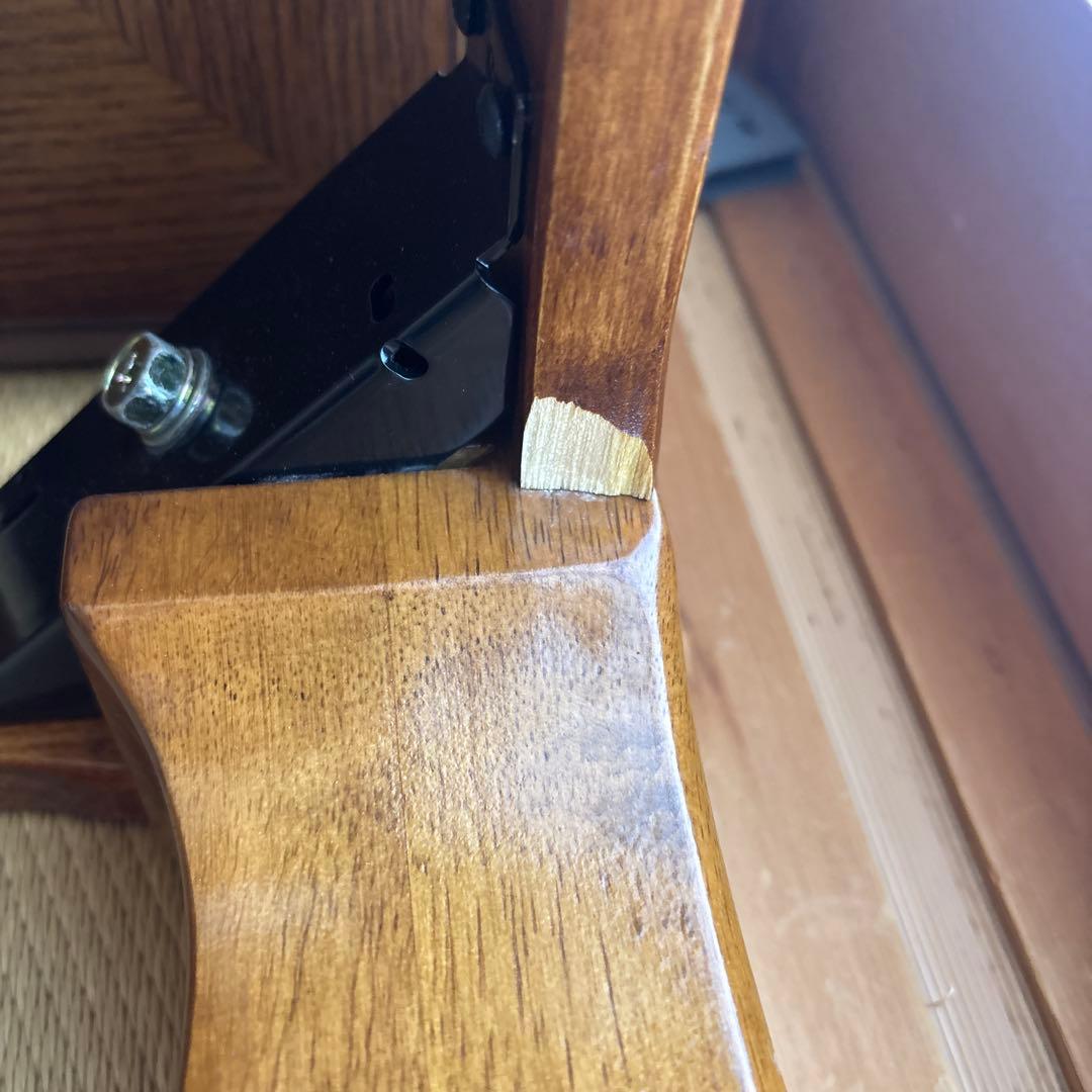 動作確認済み】家具調こたつテーブル たのめる便 訳あり