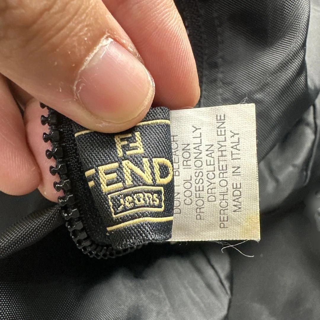 【希少】FENDI イタリア製 ズッカ柄 ボアジップアップジャケット