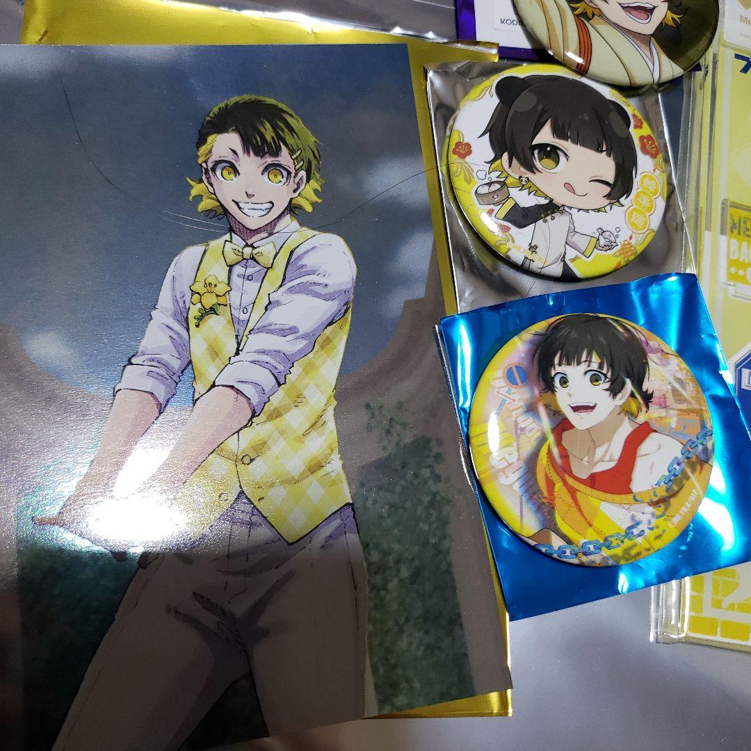 ブルーロック くじ引き堂 蜂楽廻おまけ ミニ缶バッジ 2点セット