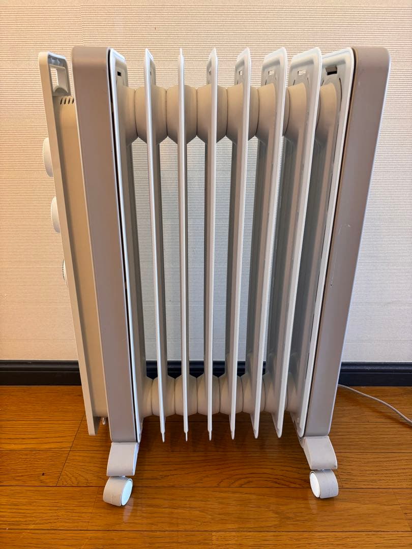 DeLonghi VertCaldo ホワイト オイルヒーター ゼロ風暖房