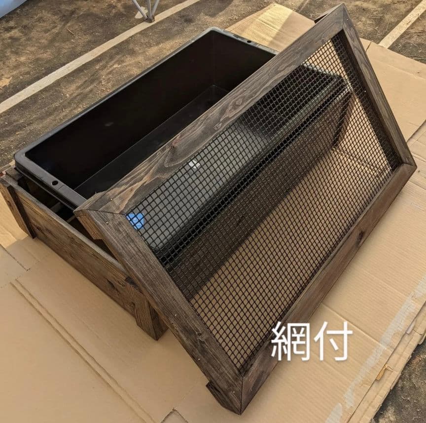 ラスト1セット 78Lタイプ ビオトープメダカ金魚飼育セット 木枠カバー