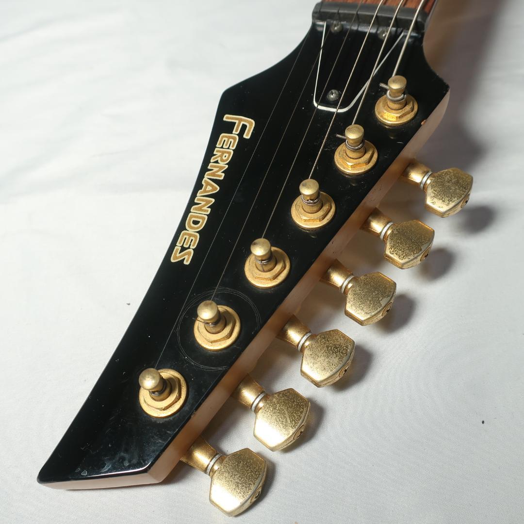 90s FERNANDES エレキギター GOTOHペグ装備 キルト模様カーキ - メルカリ