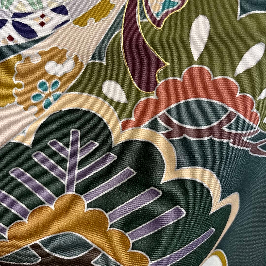 No.16 正絹男の子お祝い着　産着 長襦袢付き　のしめ 七五三