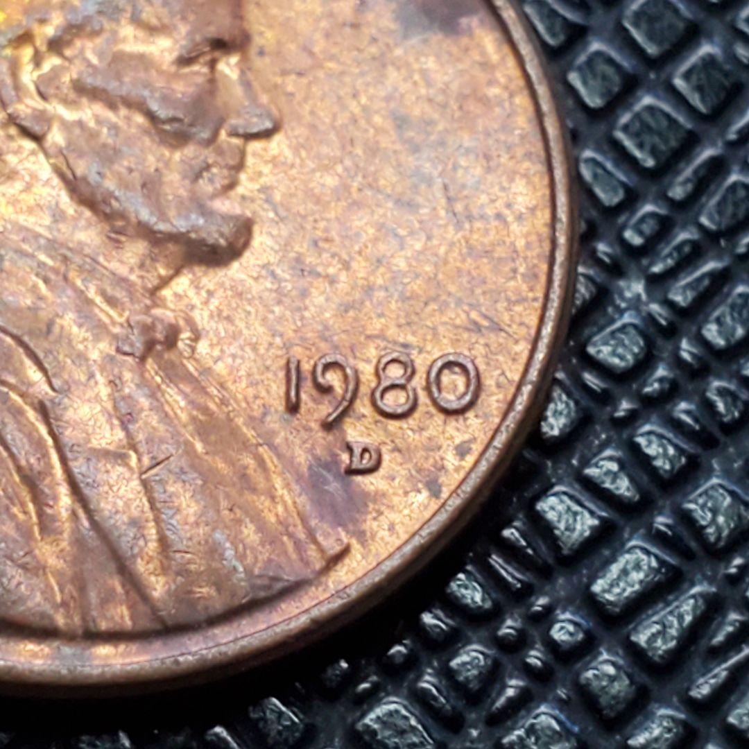 1980年 アメリカ 1セントコイン
