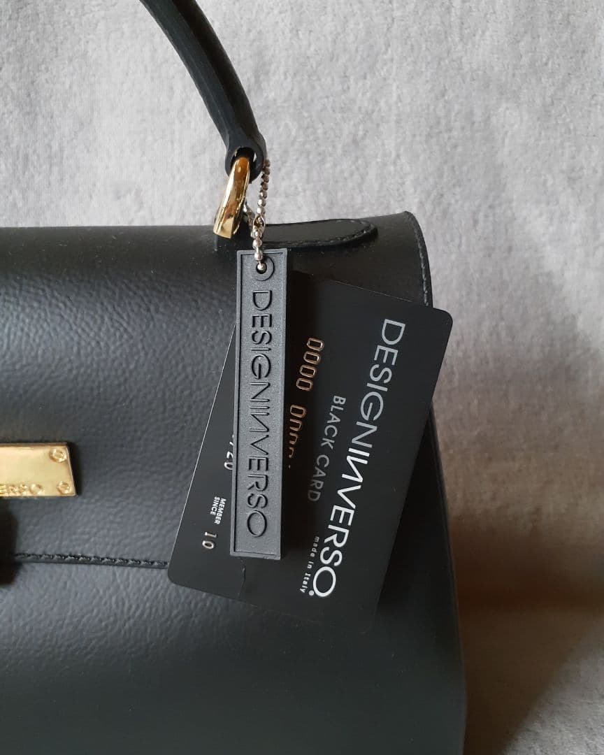 DESIGNINVERSO ショルダーバッグ 黒