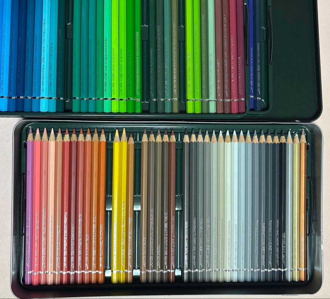 FABER-CASTELL 水彩色鉛筆109本セット缶入り