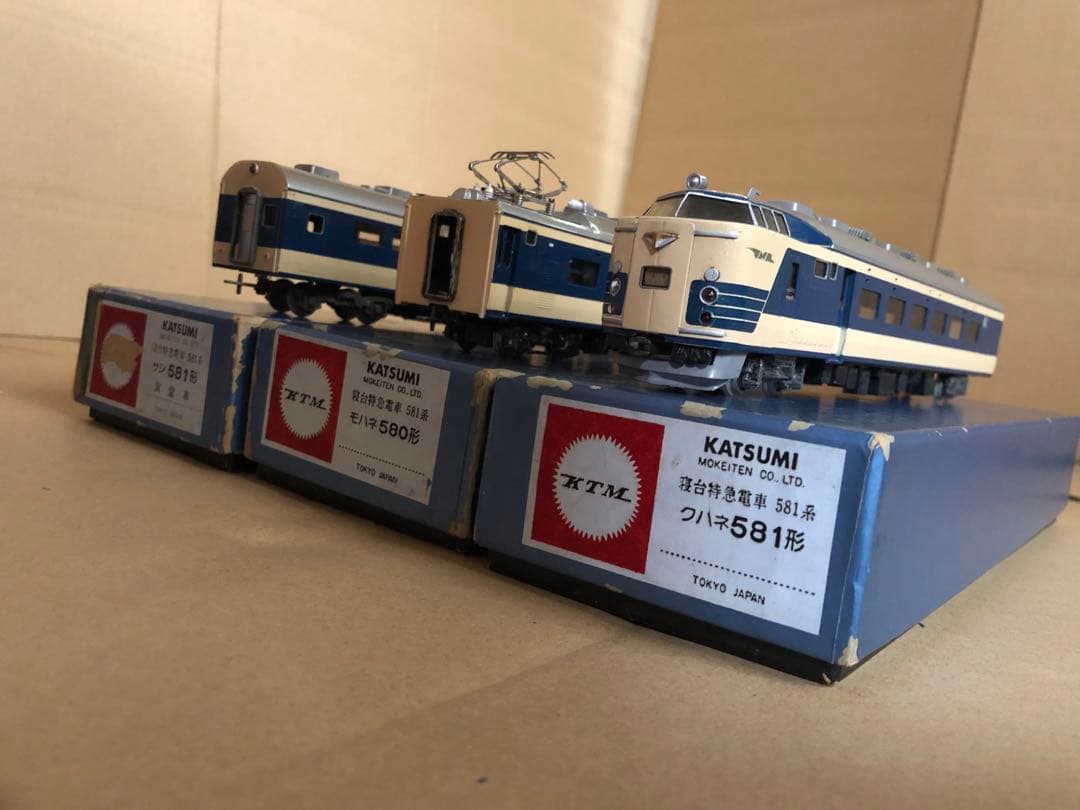 KATSUMI HOゲージ 581形鉄道模型
