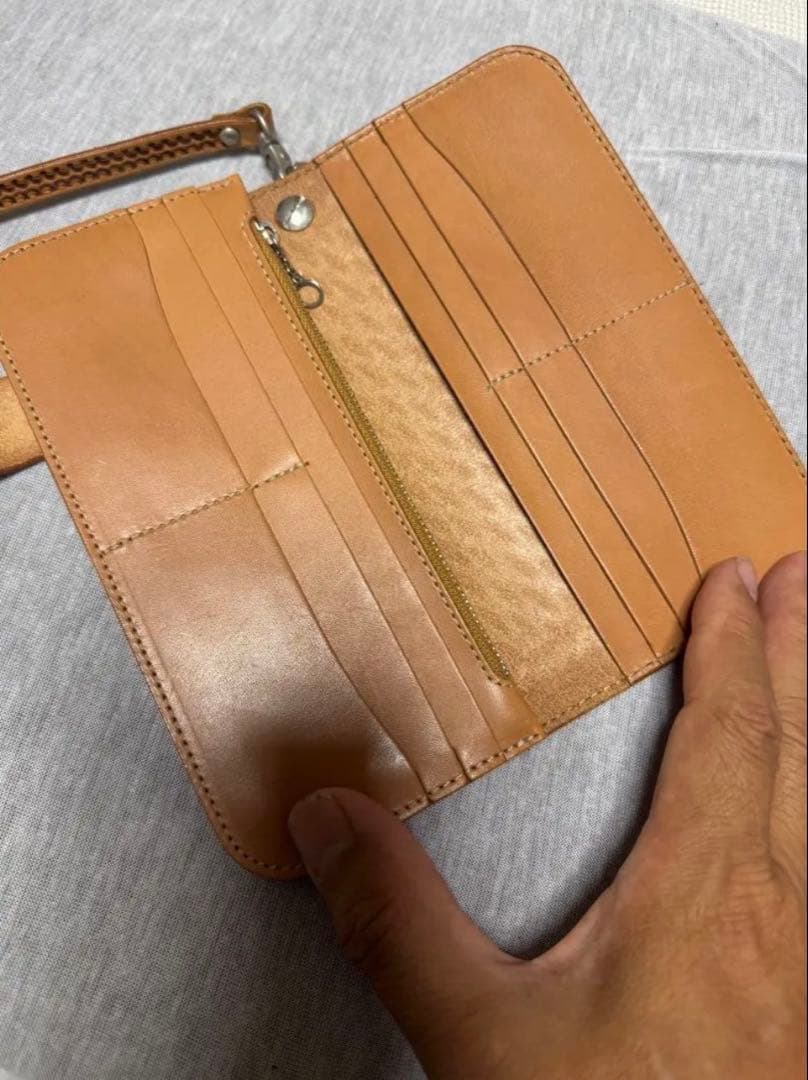 KC'ｓ編み込みデザイン 長財布