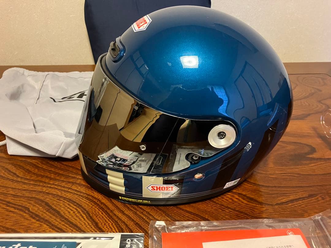 ま*と様 SHOEI Glamster XL メタリックブルー