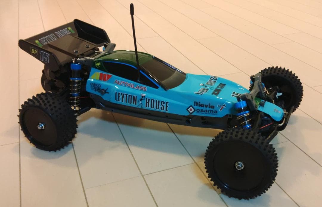 【美品・走行2回】タミヤ DT-03 OPパーツ付き LEYTON HOUSE