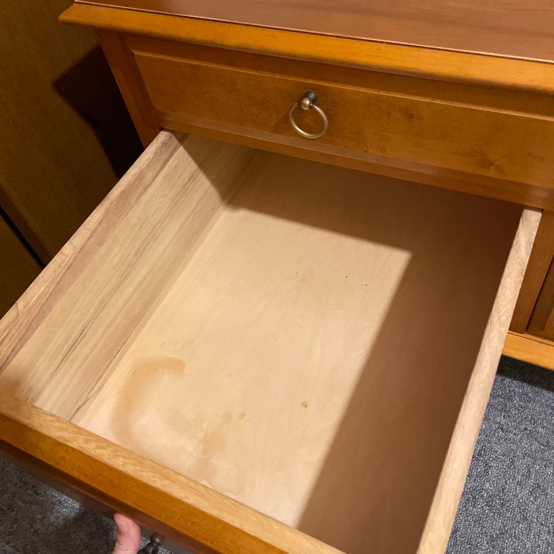 木製 チェスト 引き出し付き