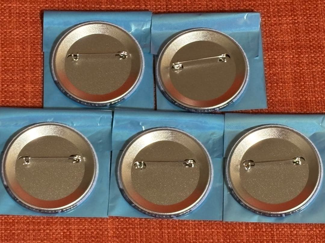 鬼滅の刃 AGF ホログラム缶バッジ 冨岡義勇 5点