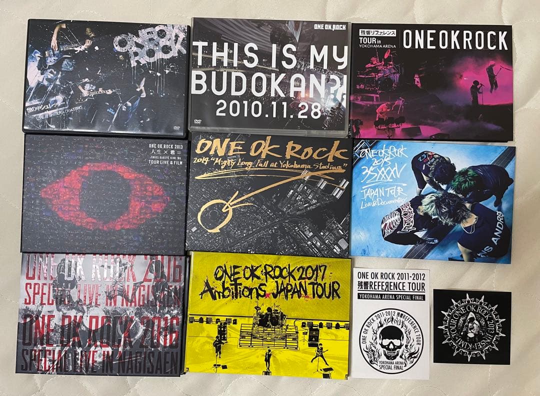 ONE OK ROCK LIVE DVD まとめ売り ぶなゎゃONEOKROCK DVD CD まとめ