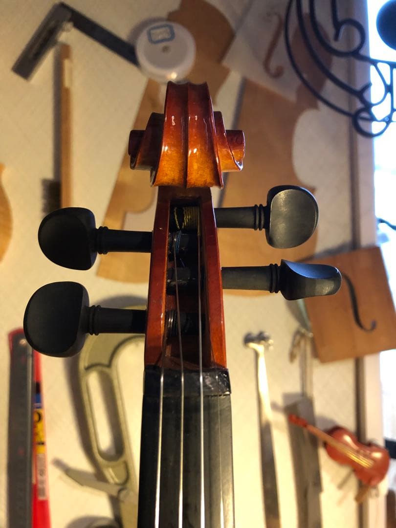 訳あり特価.駒&魂柱調整済】HAG バイオリン3/4 型名&