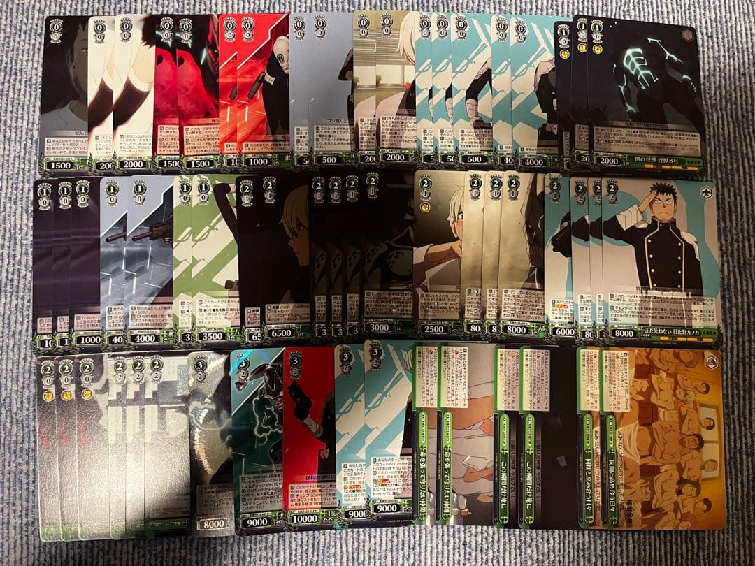 パーツ多数+TD4コン】怪獣8号 8扉 デッキ ヴァイスシュヴァルツ WS