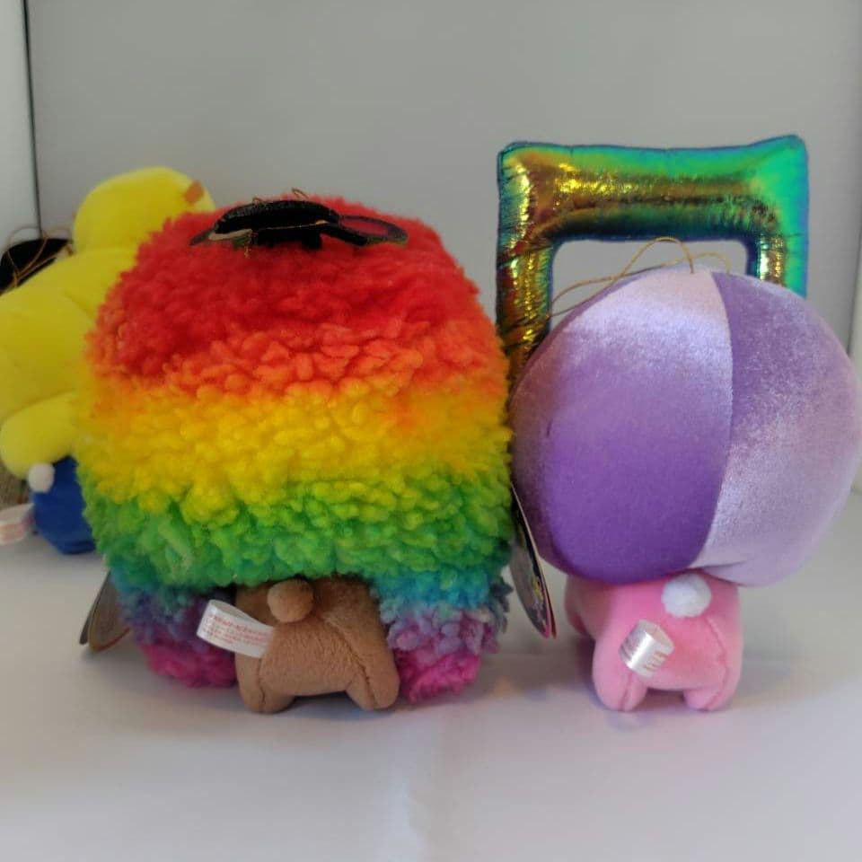 希少 レア レトロ アフロ犬 ぬいぐるみ セット music 4点