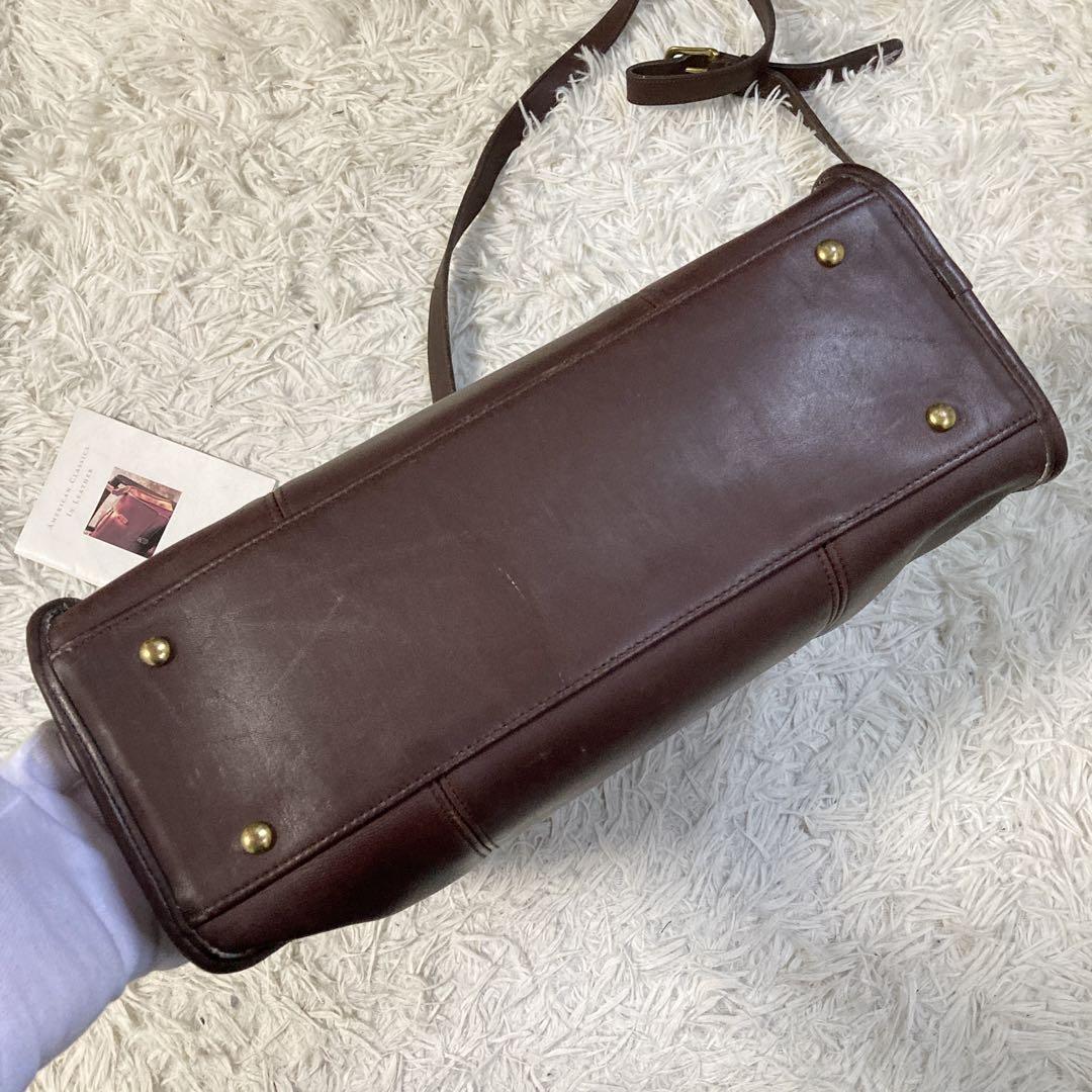 バッグ vintage coach old ZIP TOP SHOPPER 9995